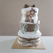 Lade das Bild in den Galerie-Viewer, Windeltorte Aquarell