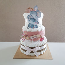 Lade das Bild in den Galerie-Viewer, Windeltorte Aquarell