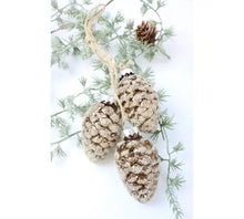 Lade das Bild in den Galerie-Viewer, Weihnachtskugel Zapfentrio
