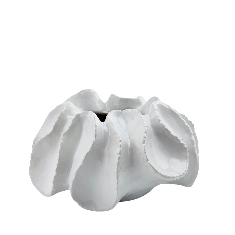 Vase Chakra weiss
