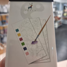 Lade das Bild in den Galerie-Viewer, Malbüchlein mit Pinsel
