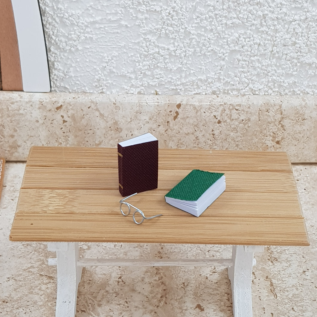 Wichtel Buch mit Brille
